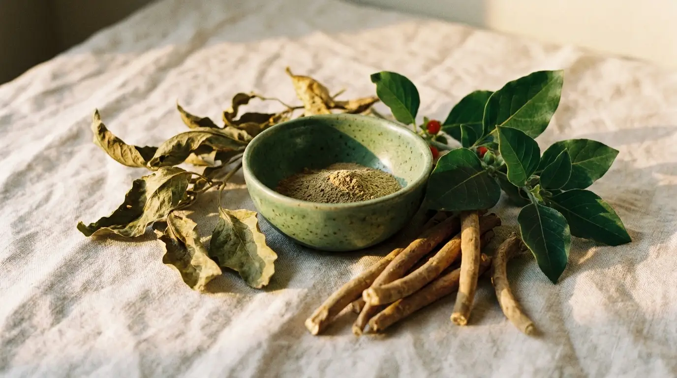 Ashwagandha · Eje del Descanso